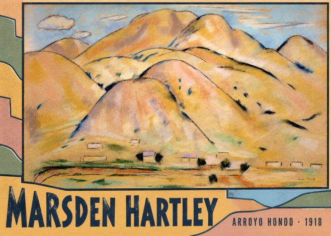 Marsden Hartley Arroyo Hondo No4 - Affiche