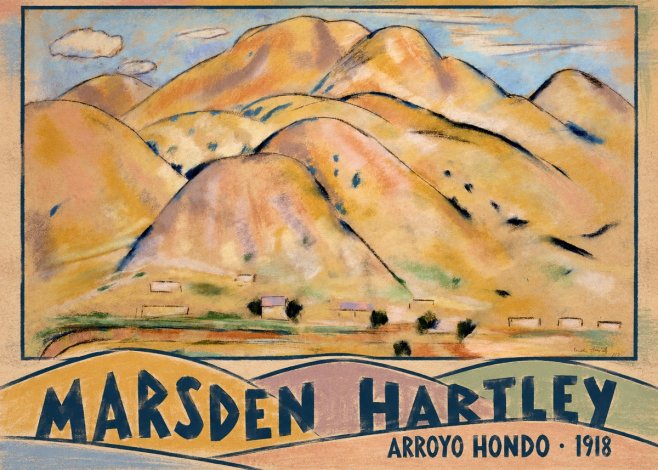Marsden Hartley Arroyo Hondo No6 - Affiche