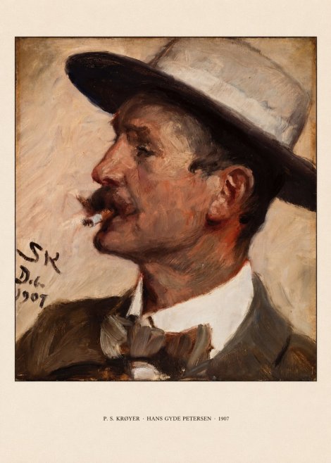P.S. Krøyer Hans Gyde Petersen No5 - Affiche