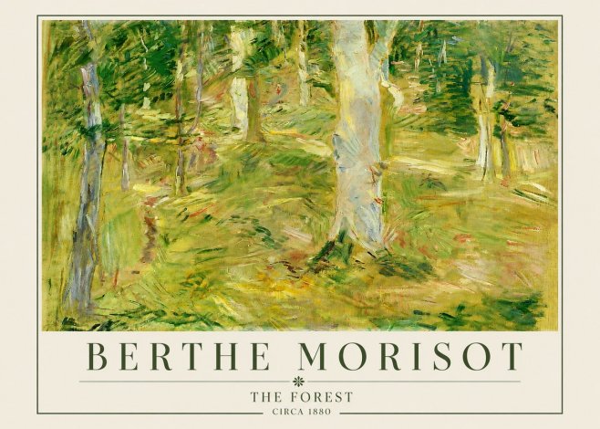 Berthe Morisot The Forest No4 - Affiche
