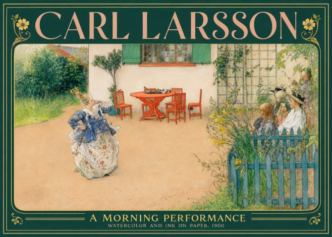 Carl Larsson A Morning Performance No3 - Affiche