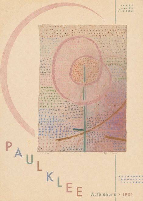 Paul Klee Aufblühend No6 - Affiche