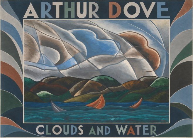 Arthur Dove Clouds and Water No1 - Affiche