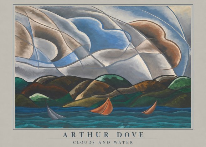Arthur Dove Clouds and Water No4 - Affiche