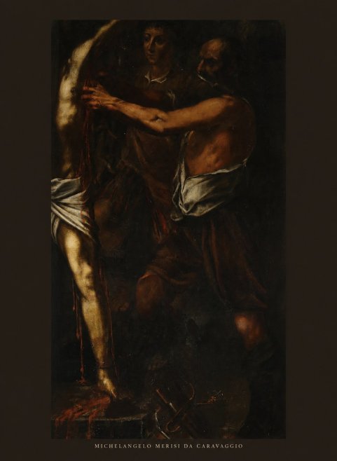 Michelangelo Merisi da Caravaggio The Martyrdom of Saint Peter No4 - Affiche