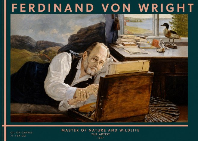 Ferdinand von Wright The Artist No3 - Affiche