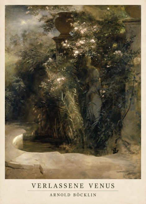 Arnold Böcklin Verlassene Venus No2 - Affiche