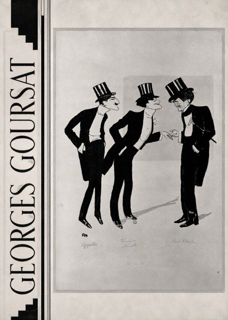 Georges Goursat Capiello, Francis De Croisset, Paul Hervieu No2 - Affiche