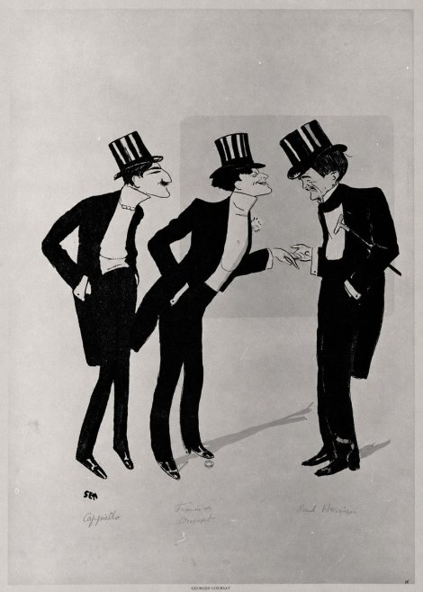 Georges Goursat Capiello, Francis De Croisset, Paul Hervieu No6 - Affiche