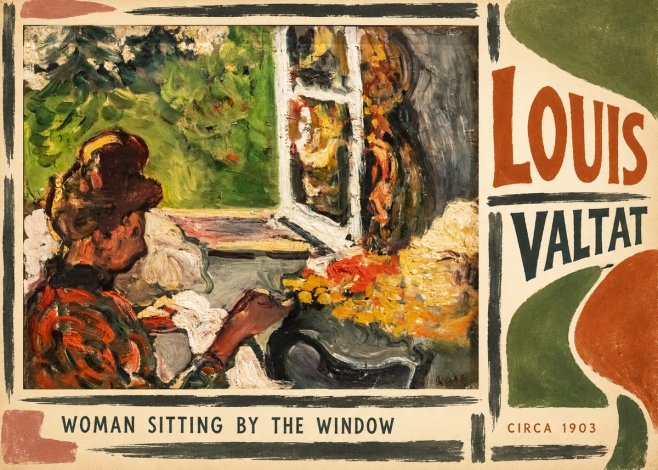 Louis Valtat Woman Sitting by the Window No6 - Affiche