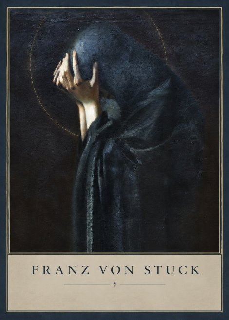 Franz von Stuck The Mourner No3 - Affiche