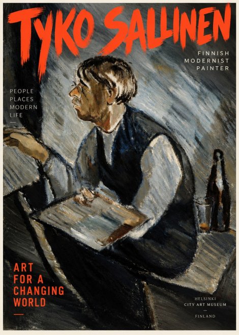 Tyko Sallinen The Artist at Work No2 - Affiche