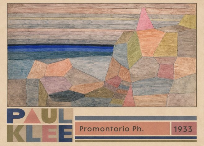 Paul Klee Promontorio Ph. No4 - Affiche