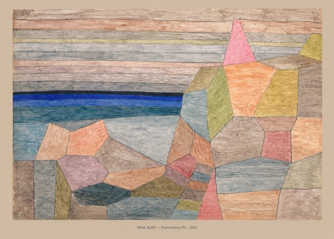 Paul Klee Promontorio Ph. No6 - Affiche