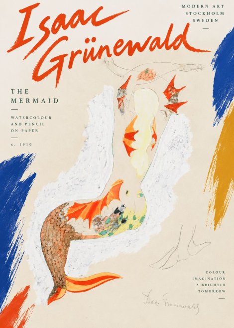 Isaac Grünewald The Mermaid No6 - Affiche