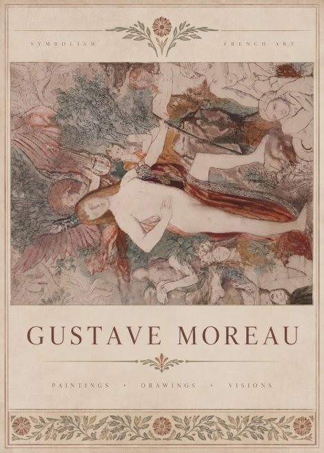Gustave Moreau The Hymn to Beauty No5 - Affiche