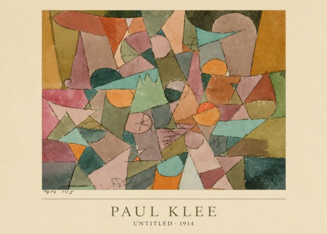 Paul Klee Untitled No5 - Affiche
