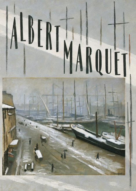 Albert Marquet Le Havre, Le Bassin Sous La Neige No6 - Affiche
