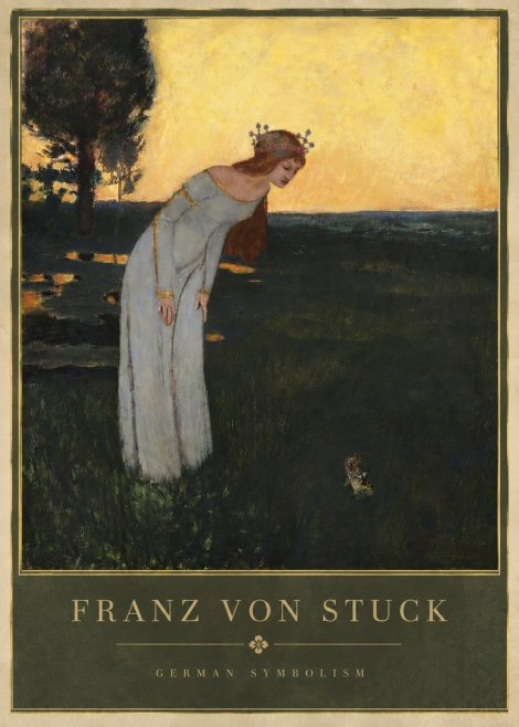 Franz von Stuck Princess and Frog No6 - Affiche
