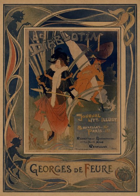 Georges de Feure Le Diablotin III No1 - Affiche