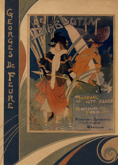 Georges de Feure Le Diablotin III No2 - Affiche