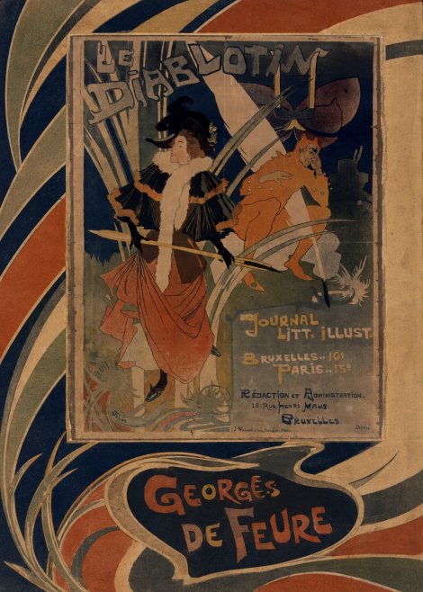 Georges de Feure Le Diablotin III No6 - Affiche