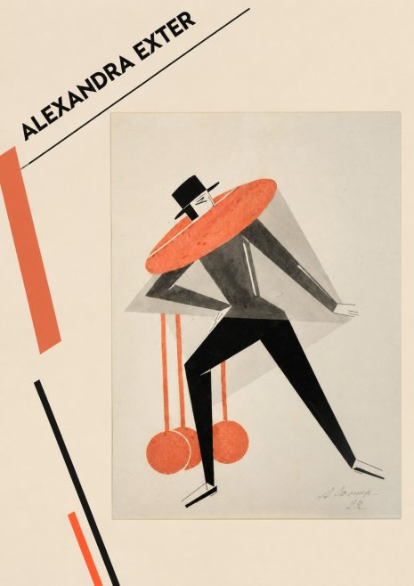 Alexandra Exter Constructivist Figure No2 - Affiche