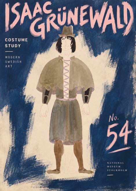Isaac Grünewald Costume Study V No5 - Affiche
