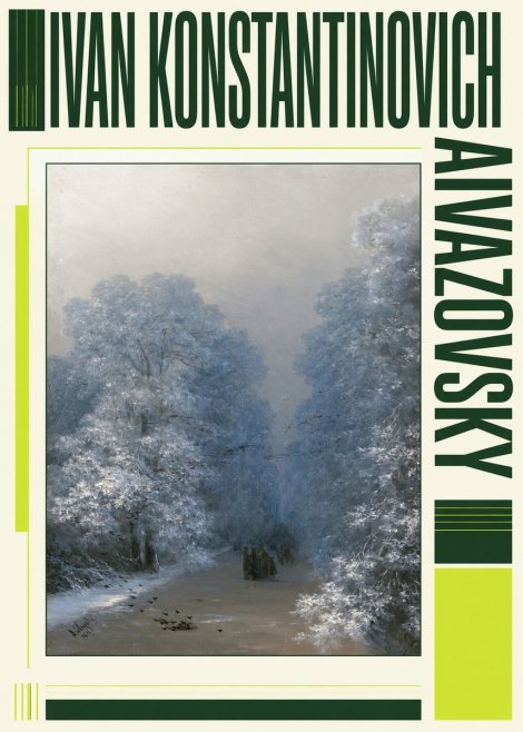 Ivan Konstantinovich Aivazovsky Winter Forest No6 - Affiche