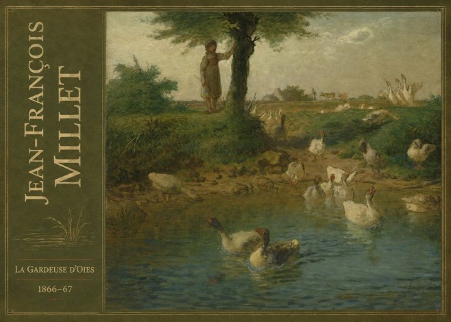 Jean-François Millet La Gardeuse D'oies No2 - Affiche