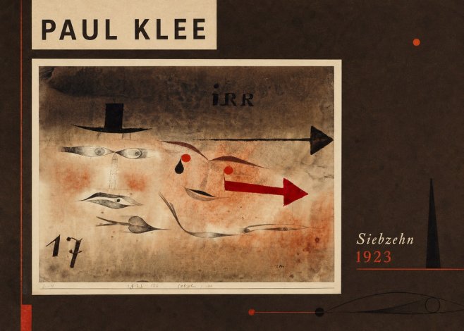 Paul Klee Siebzehn, Irr No2 - Affiche