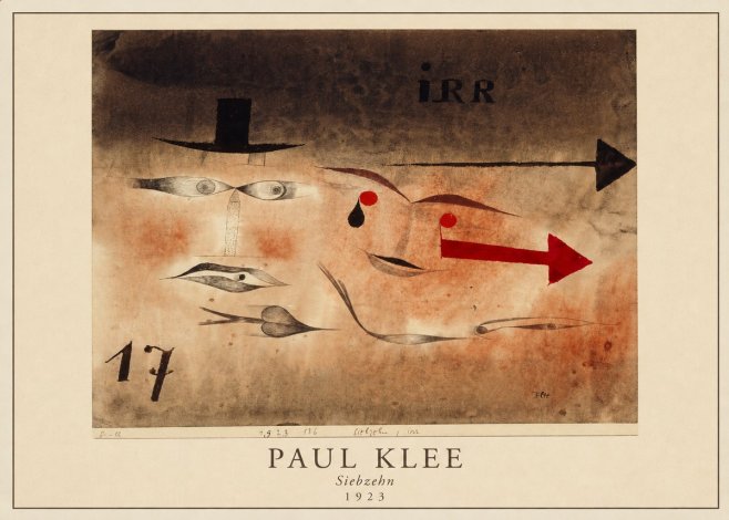Paul Klee Siebzehn, Irr No3 - Affiche