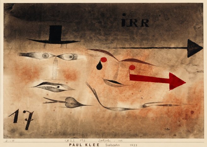 Paul Klee Siebzehn, Irr No6 - Affiche