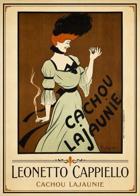Leonetto Cappiello Cachou Lajaunie No1 - Affiche