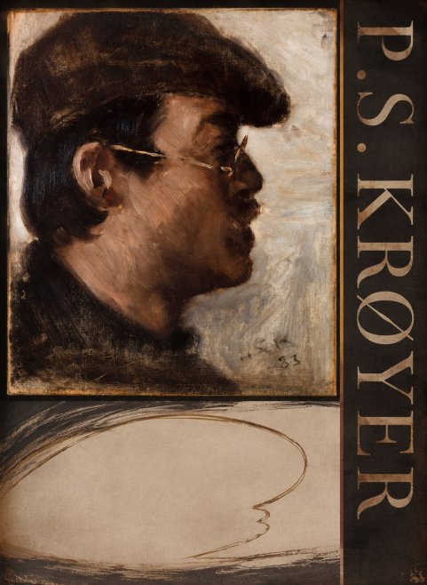 P.S. Krøyer Self-portrait with a Cap No3 - Affiche