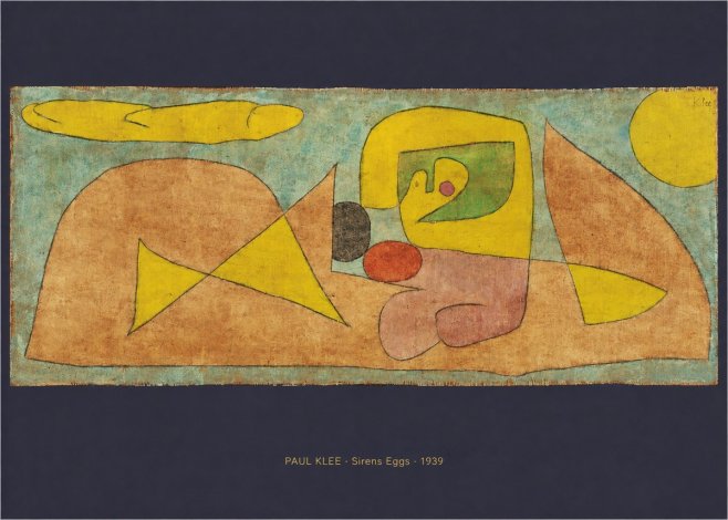 Paul Klee Sirens Eggs No6 - Affiche