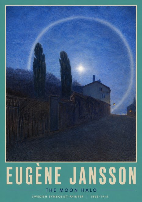 Eugène Jansson The Moon Halo No4 - Affiche