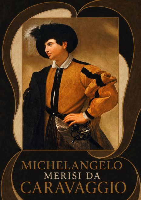 Michelangelo Merisi da Caravaggio Portrait of a Young Man No6 - Affiche