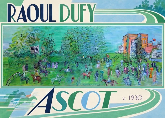Raoul Dufy Ascot C. 1930 I No2 - Affiche