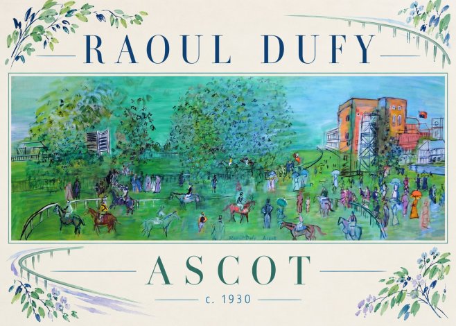 Raoul Dufy Ascot C. 1930 I No3 - Affiche