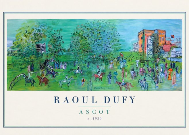 Raoul Dufy Ascot C. 1930 I No4 - Affiche
