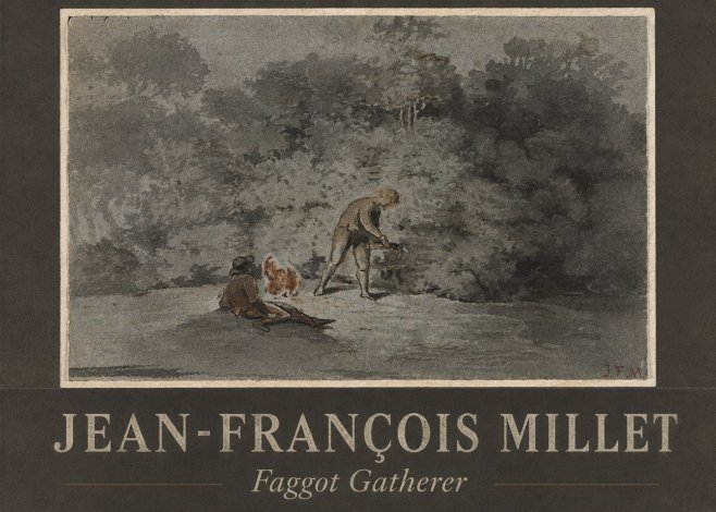 Jean-François Millet Faggot Gatherer No4 - Affiche