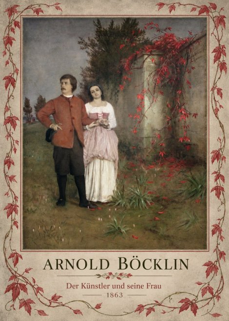 Arnold Böcklin Der Künstler Und Seine Frau No2 - Affiche