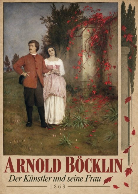 Arnold Böcklin Der Künstler Und Seine Frau No4 - Affiche