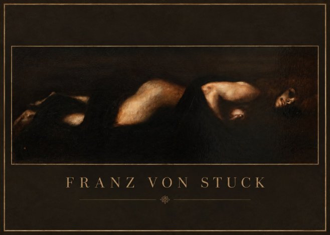 Franz von Stuck Der Schlaf No3 - Affiche