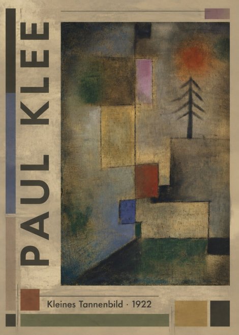 Paul Klee Kleines Tannenbild No2 - Affiche