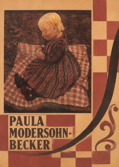Paula Modersohn-Becker Girl with Flower No5 - Affiche