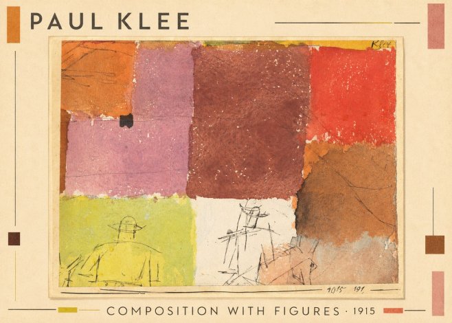 Paul Klee Composition with Figures II No1 - Affiche