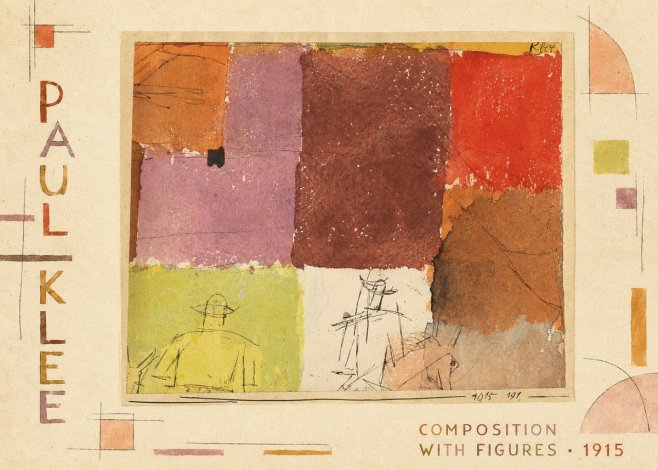 Paul Klee Composition with Figures II No2 - Affiche