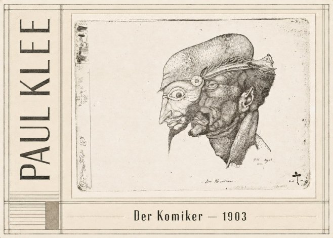 Paul Klee Der Komiker No2 - Affiche